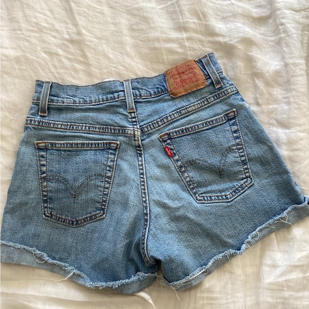 Vintage Cropped Levi Shorts